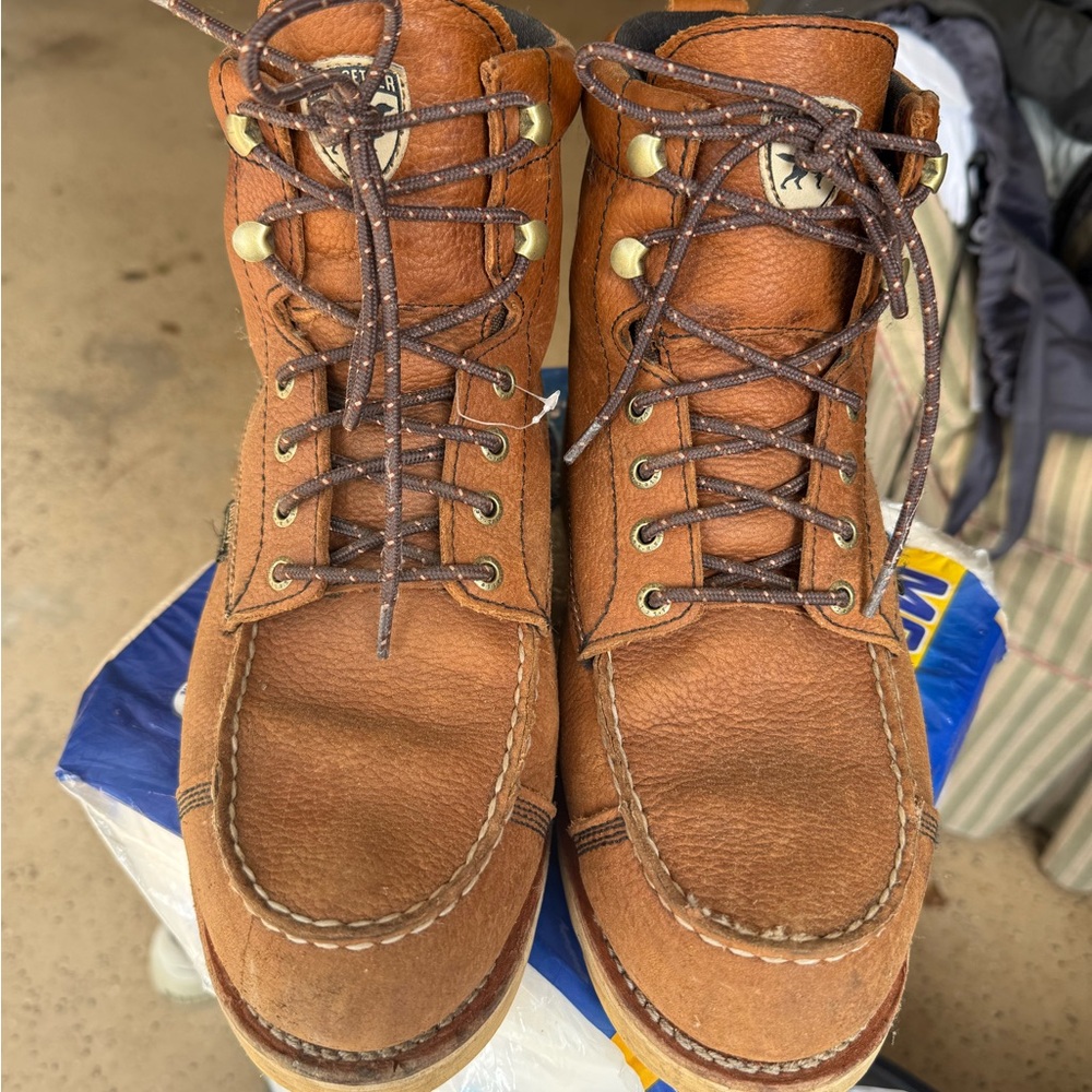 Classic Brown Leather Men's Boots